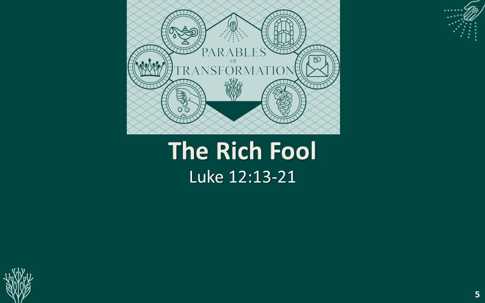 Parable of the Rich Fool