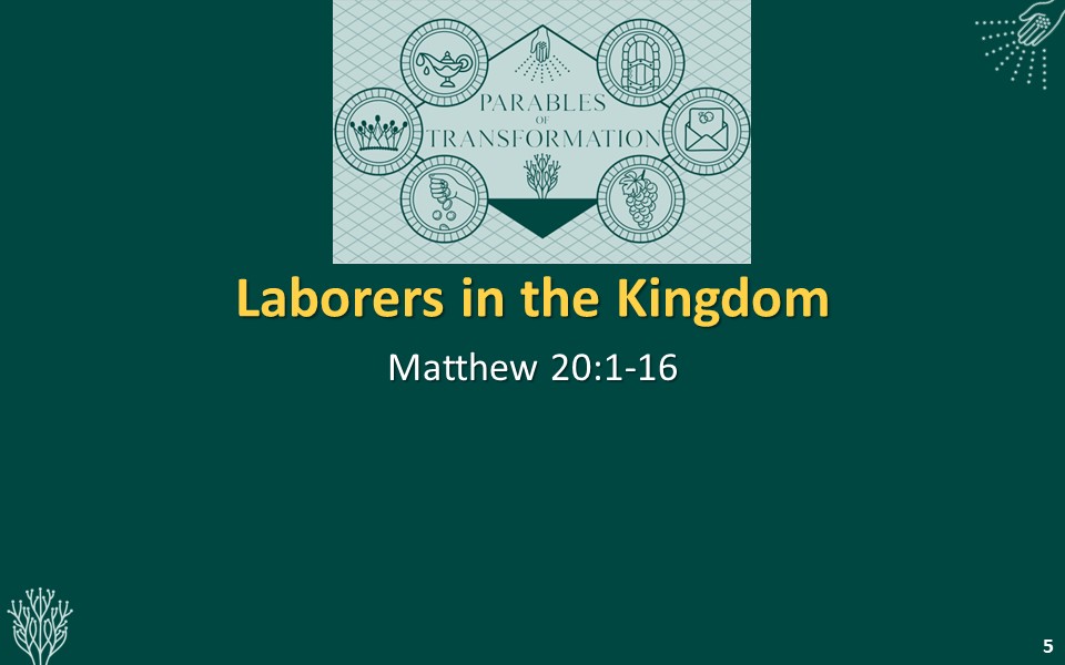 Parable of the Laborers in the Vineyard